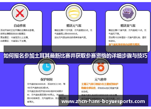 如何报名参加土耳其最新比赛并获取参赛资格的详细步骤与技巧