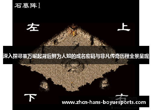 深入探寻莱万崛起背后鲜为人知的成名密码与非凡传奇历程全景呈现