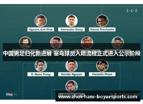 中国男足归化新进展 塞鸟球员入籍流程正式进入公示阶段